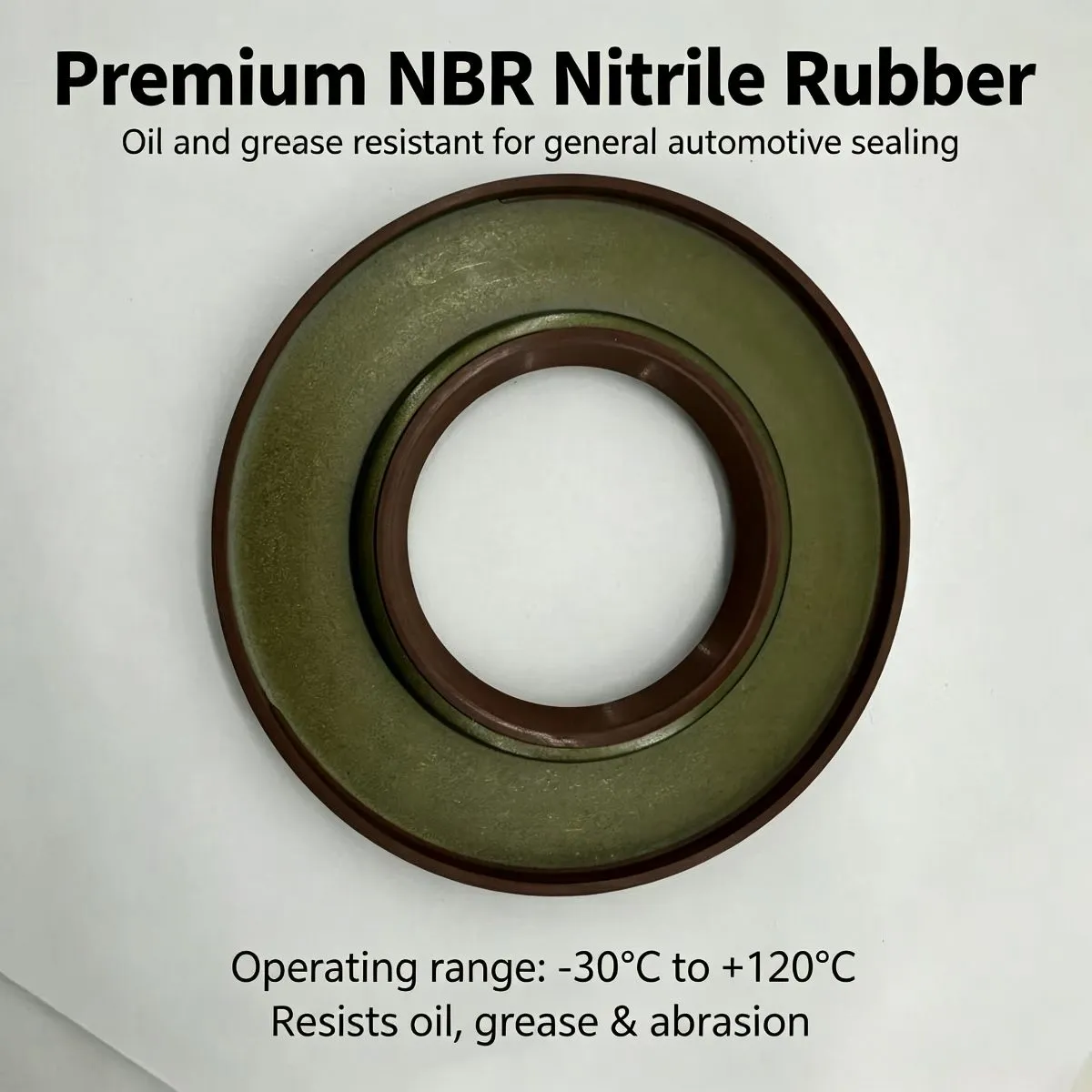 56x112x8/10 mm NBR Oil Seal, Brown, OEM 4K14681 for Automotive Repair — photo 2