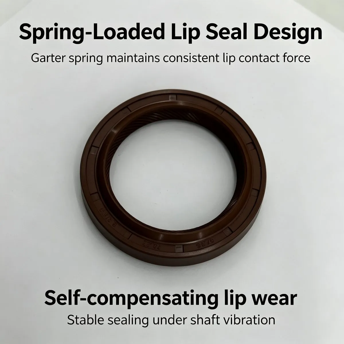 57.15x76.27x9.3/12.7 mm NBR Radial Shaft Oil Seal, Oil‑Resistant — photo 2