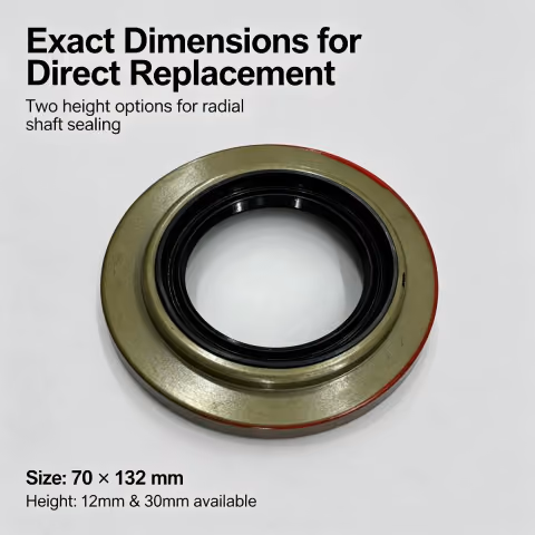 70x132x12/30 mm TA‑Type Differential Pinion Oil Seal, Heavy‑Duty Axle SKU-20260824-0767 — photo 3
