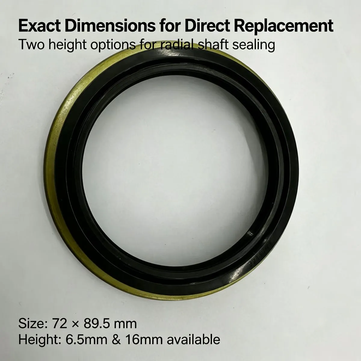 72x89.5x6.5/16 mm TC‑Type Front Wheel Hub Oil Seal, OE XW0126E — photo 4