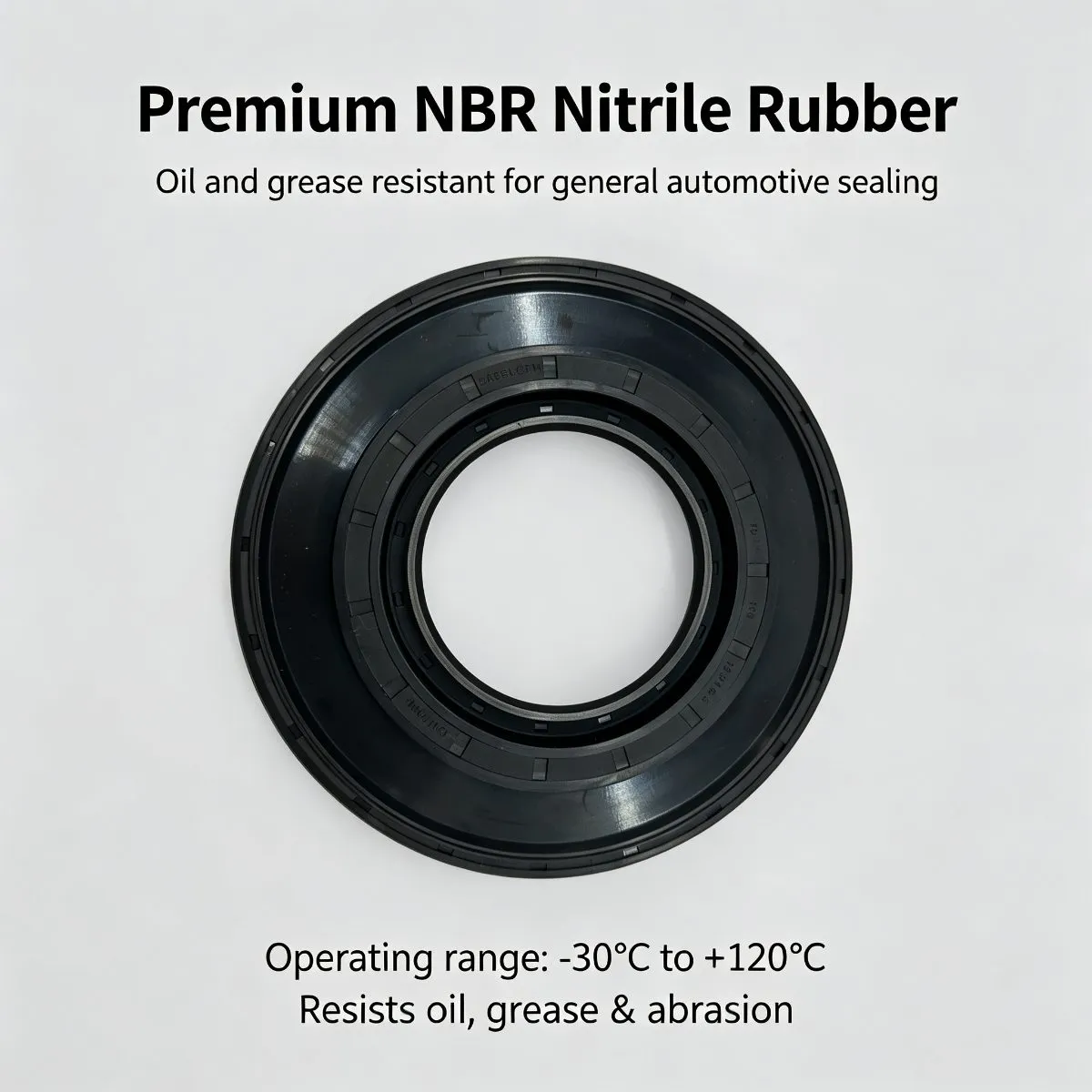 75x165x12.5/18.5 mm TC‑Type Flange Oil Seal, Double‑Lip Shaft Seal — photo 2