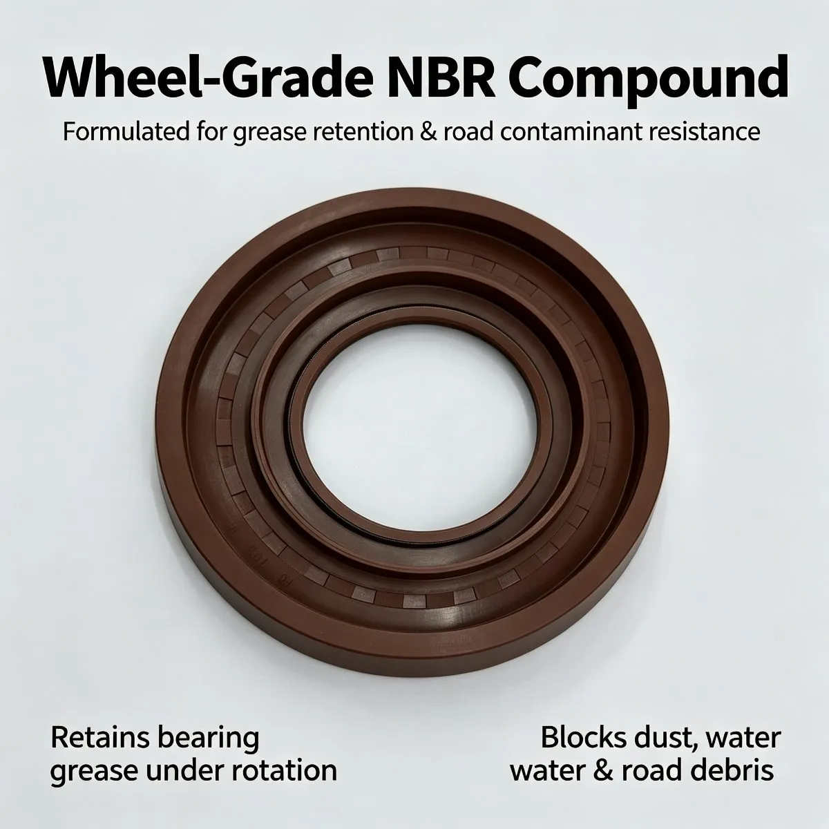 78x163x16 mm Rear Wheel Outer Oil Seal, NBR Brown, OE 1‑09625‑226‑0, — photo 4