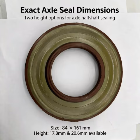 84x161x17.8/20.6mm Axle Halfshaft Oil Seal, NBR Brown, OE 3104055A377, SKU-20260824-F7B3 — photo 4