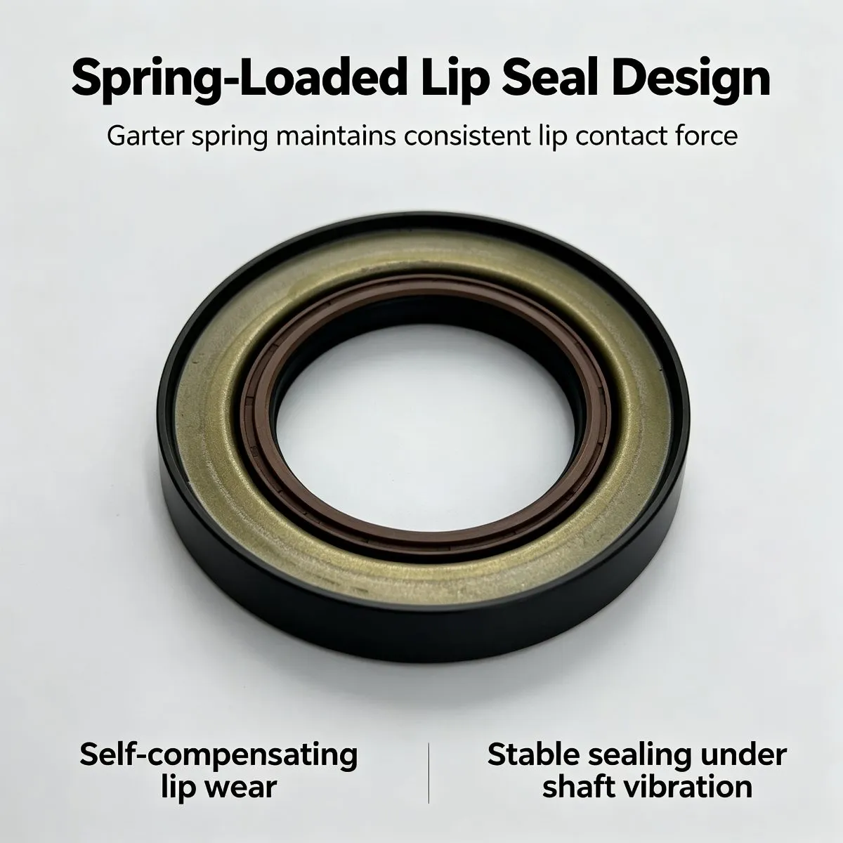 85x135x8/19.5mm Differential Oil Seal, NBR Black, Brand New, High — photo 2