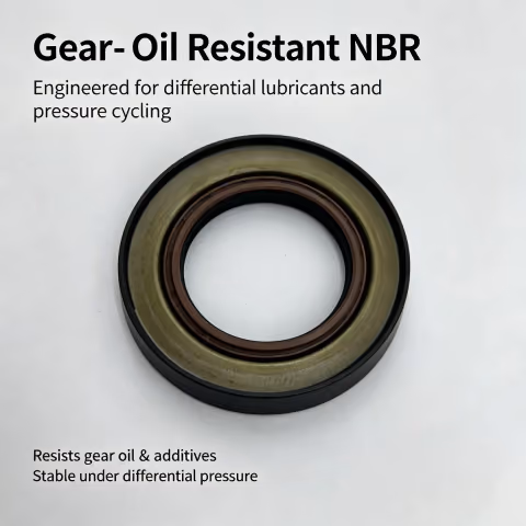 85x135x8/19.5mm Differential Oil Seal, NBR Black SKU-20260824-731C — photo 4