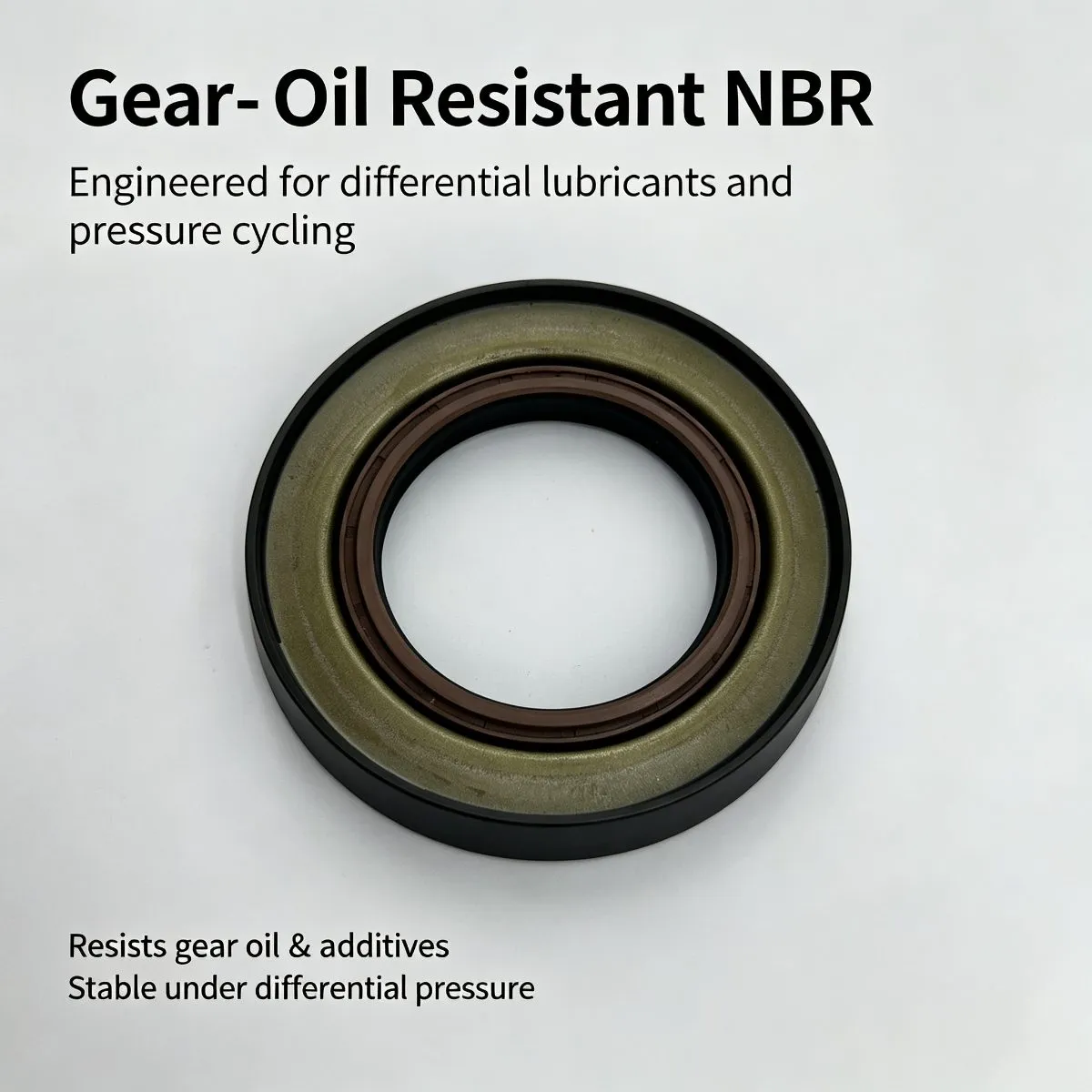 85x135x8/19.5mm Differential Oil Seal, NBR Black, Brand New, High — photo 4