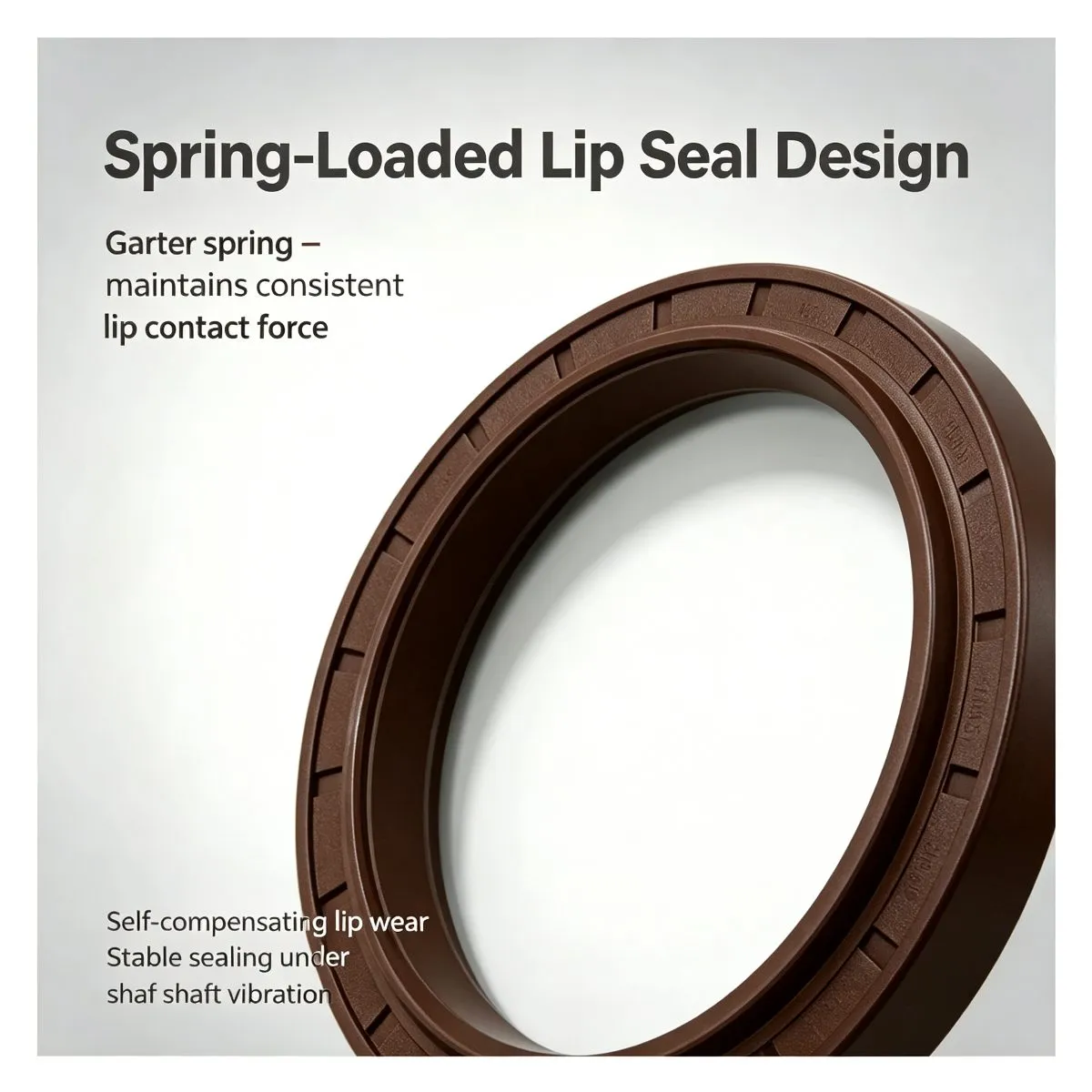 100x132x13mm Brown NBR Oil Seal, Brand New Factory Direct In‑Stock For — photo 2