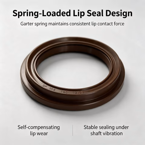 105x140x12/25mm Cassette Oil Seal OEM 3103045AA3Q, Front Wheel Hub Oil 105‑140‑12‑25‑CASSETTE‑NBR‑3103045AA3Q‑STD — phot