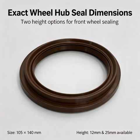 105x140x12/25mm Cassette Oil Seal OEM 3103045AA3Q, Front Wheel Hub Oil 105‑140‑12‑25‑CASSETTE‑NBR‑3103045AA3Q‑STD — phot