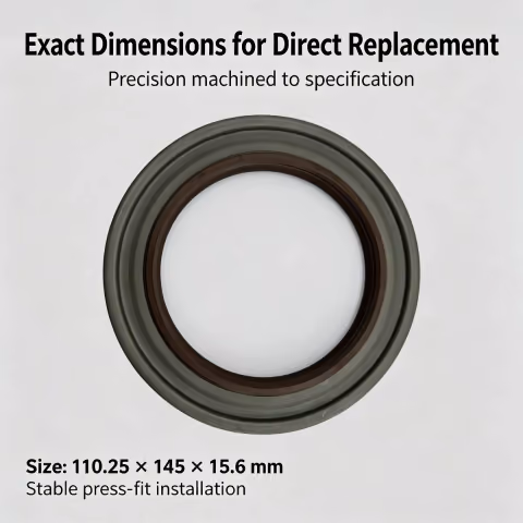 110.25x145x15.6mm Cassette Oil Seal, Differential Oil Seal 110‑25‑145‑15‑6‑CASSETTE‑NBR‑STD — photo 4