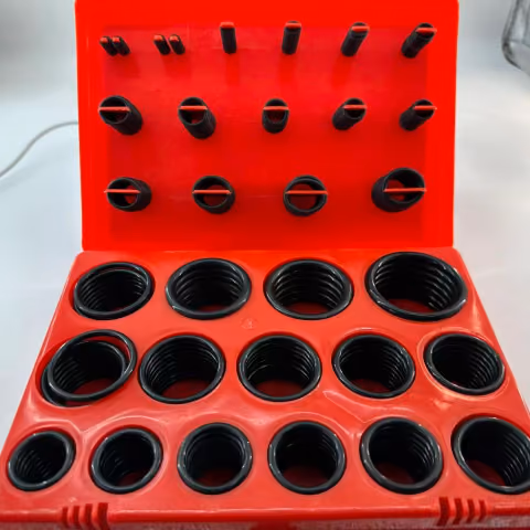 A‑1 O‑Ring Kit 382Pcs NBR70 O Ring Repair Box, Rubber Sealing Rings A1‑ORING‑KIT‑382 — photo 4