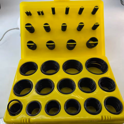 A‑1 O‑Ring Kit 382Pcs NBR70 O Ring Repair Box, Rubber Sealing Rings A1‑ORING‑KIT‑382 — photo 3